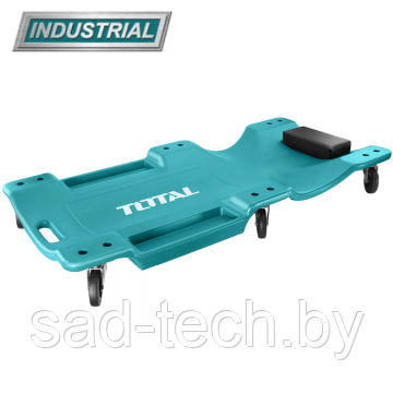 Лежак ремонтный пластиковый подкатной на колесах TOTAL THPLCC0405, фото 2