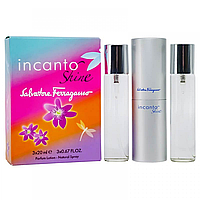 Парфюмерный набор Salvatore Ferragamo Incanto Shine edt 3*20ml