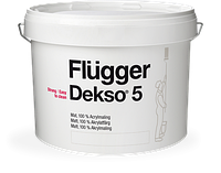 Краска интерьерная Flugger Dekso 5 9,1 л. Дания