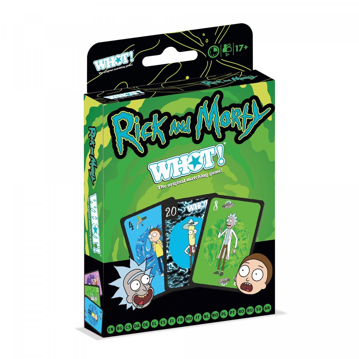 Настольная игра WHOT Rick and Morty/ Игра в карты Рик и Морти - фото 1 - id-p219481763
