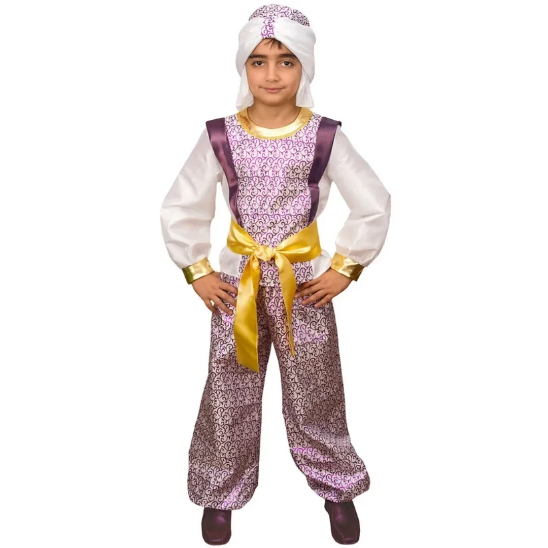 Детский карнавальный костюм Алладин сиреневый - фото 1 - id-p219495439