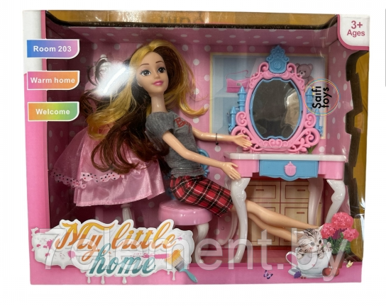 Детская кукла Барби с аксессуарами и платьями LL531B, Barbie детский игровой набор кукол для девочек - фото 1 - id-p218603587