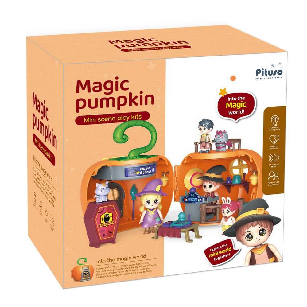 PITUSO Игровой набор Домик с куколками Magic Pumpkin - фото 5 - id-p219495701