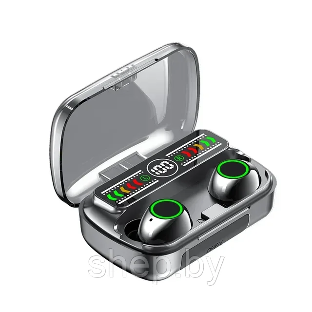 Беспроводные наушники TWS M100 Bluetooth V5.3 c микрофоном, беспроводная стерео гарнитура - фото 1 - id-p219495969