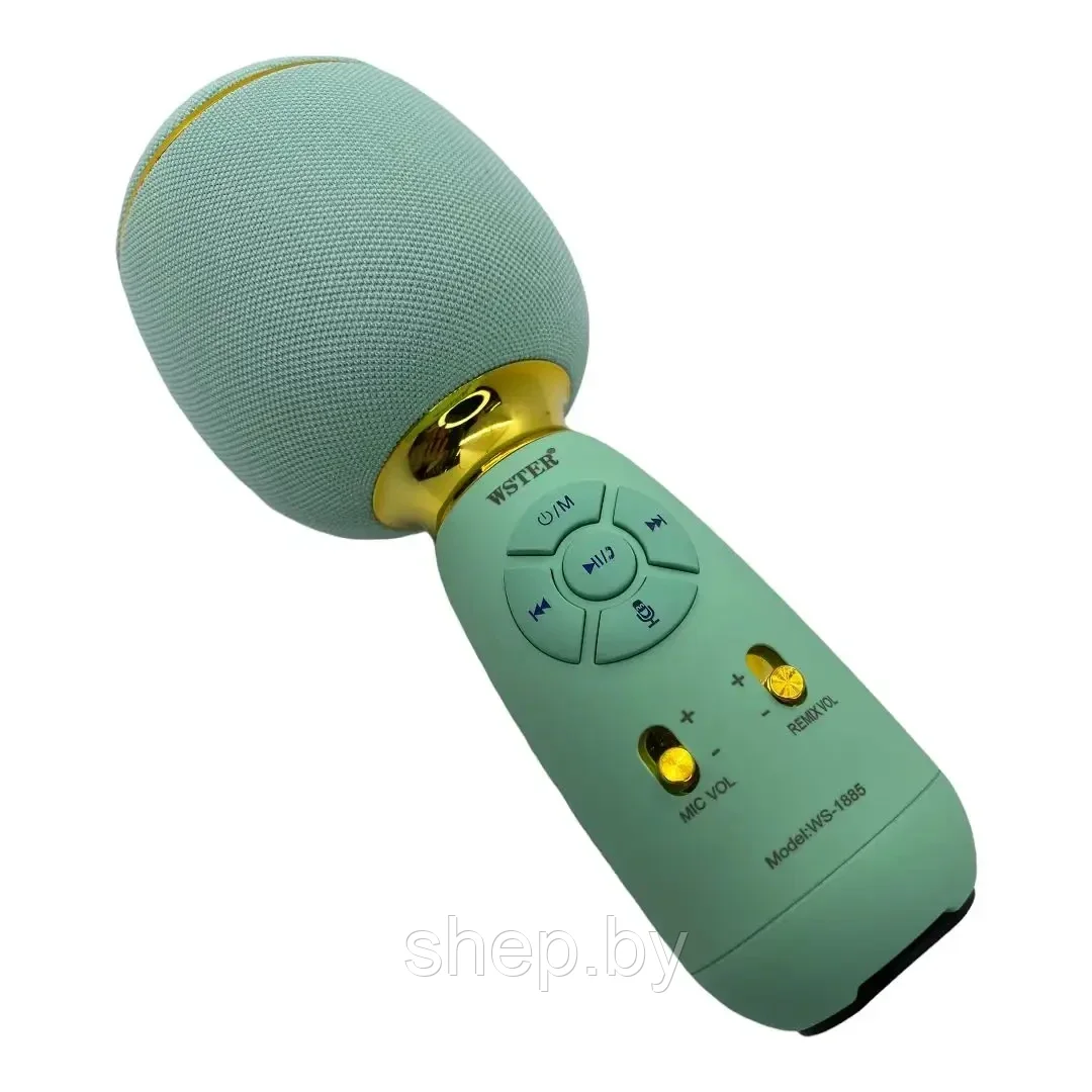 Беспроводной микрофон караоке Wster WS-1885 (оригинал) цвет : есть выбор - фото 8 - id-p219497034
