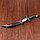 Сувенирный нож изогнутый, 26,5 см, на ножнах длинный завиток, чёрный, фото 3