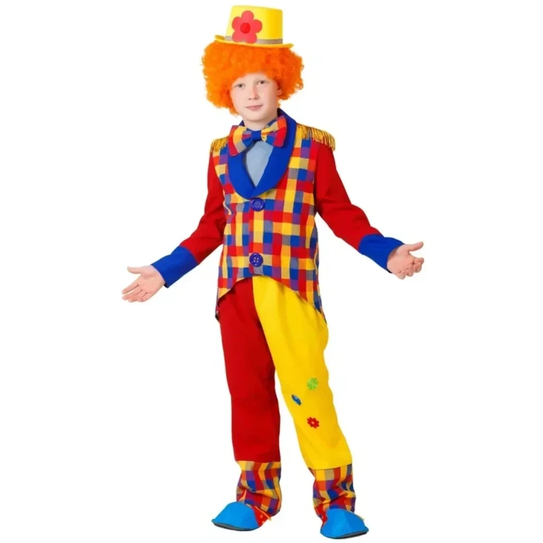 Карнавальный костюм детский "Клоун Степа"