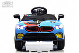Детский электромобиль RiverToys F444FF (синий) BMW Режим качалки, фото 2