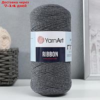 Пряжа "Ribbon" 40% полиэстер, 60% хлопок 125м/250гр (758 маренго)