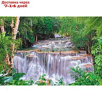 Фотообои "Спокойный водопад" M 631 (2 полотна), 200х135 см