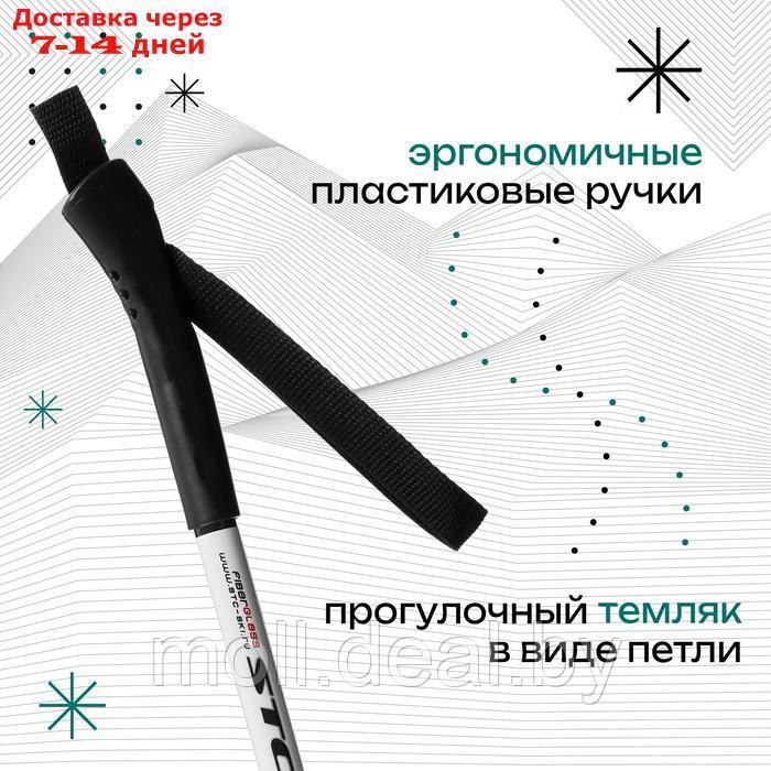 Палки лыжные стеклопластиковые TREK Classic (110 см), цвета микс - фото 10 - id-p219444243