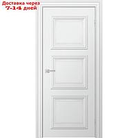 Дверное полотно "Бионика Miel", 900 × 2000 мм, глухое, цвет снежный