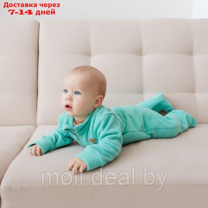 Комбинезон детский MINAKU цвет мятный, размер 74-80 - фото 3 - id-p219445259