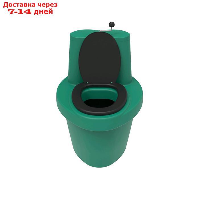 Туалет торфяной "Rostok" зеленый, бак 30л, накопитель 100 л. - фото 4 - id-p219474974