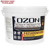 Краска фасадная OZON FassadenFarbe ВД-АК 112АМ акриловая, база А 9 л (14 кг)