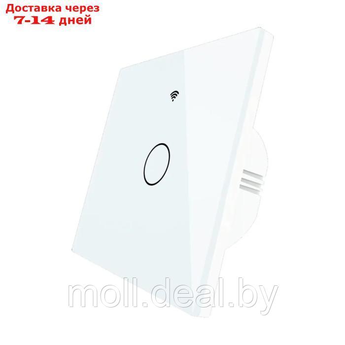 Выключатель MOES Gang Smart Switch Sensor ZS-EU1, Zigbee, 1 кнопка, таймер, расписание - фото 1 - id-p219448637