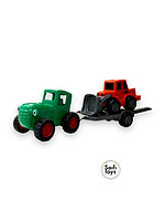 Игровой набор тракторов Синий трактор из м/ф "Едет трактор"