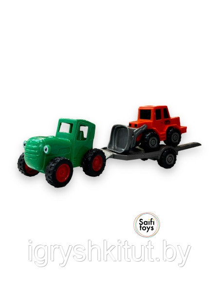 Игровой набор тракторов Синий трактор из м/ф "Едет трактор" - фото 1 - id-p219501157
