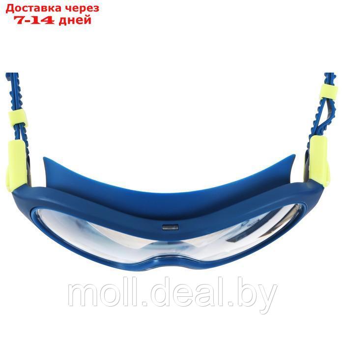 Полумаска для плавания с берушами, детская, цвет синий - фото 5 - id-p219448678