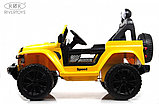 Детский электромобиль RiverToys X004XX (желтый) Полноприводный, фото 6