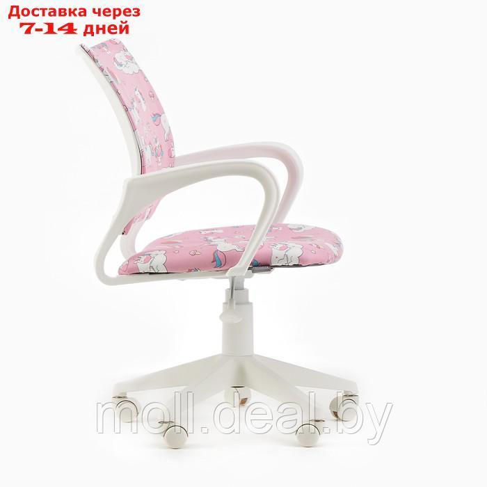 Кресло детское Бюрократ BUROKIDS 1 W-UNICORN розовый, белый пластик - фото 2 - id-p219448860