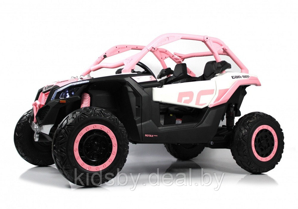 Детский электромобиль RiverToys BRP Can-Am Maverick Y111YY (светло-розовый) - фото 1 - id-p219499541