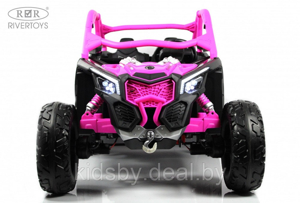 Детский электромобиль RiverToys BRP Can-Am Maverick Y111YY (темно-розовый) - фото 2 - id-p219499542