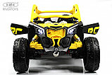 Детский электромобиль RiverToys BRP Can-Am Maverick Y111YY (желтый), фото 2