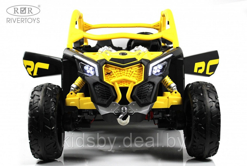 Детский электромобиль RiverToys BRP Can-Am Maverick Y111YY (желтый) - фото 2 - id-p219499543