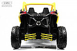 Детский электромобиль RiverToys BRP Can-Am Maverick Y111YY (желтый), фото 3