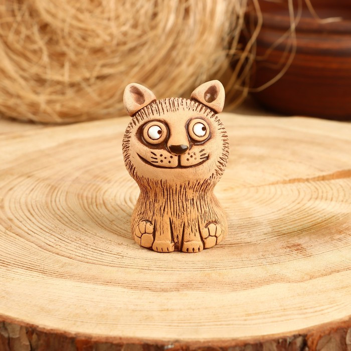 Сувенир свистулька "Котёнок", керамика - фото 1 - id-p219501186