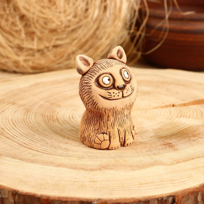 Сувенир свистулька "Котёнок", керамика - фото 2 - id-p219501186