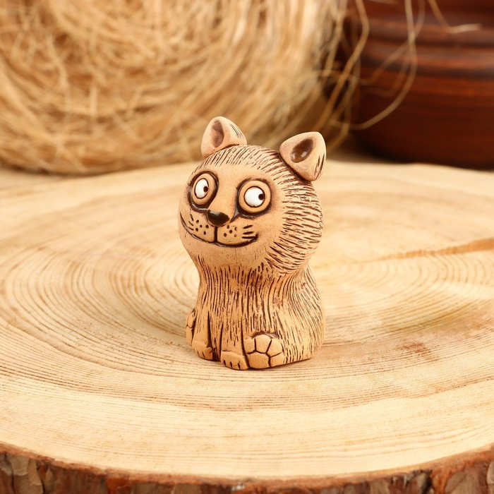 Сувенир свистулька "Котёнок", керамика - фото 3 - id-p219501186