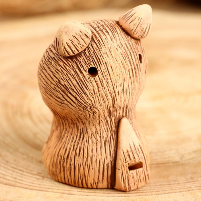 Сувенир свистулька "Котёнок", керамика - фото 5 - id-p219501186