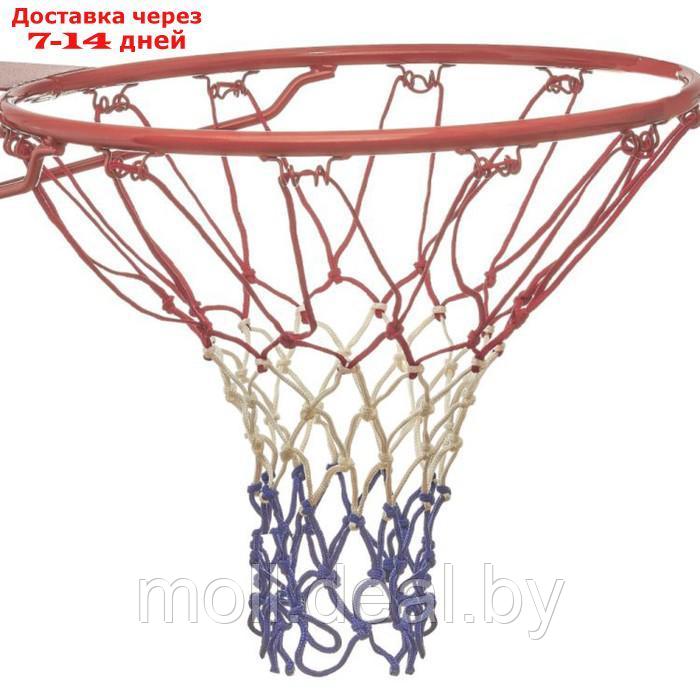 Сетка баскетбольная Atemi T4011N3, 50 см, цвет белый/красный/синий, толщина нити - фото 1 - id-p219447371
