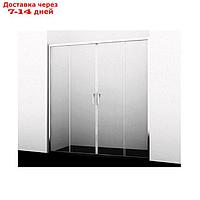 Душевая дверь WasserKRAFT 45S09, 1700 х 1900 мм, раздвижная, прозрачная