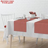 Комплект дорожек на стол "Марси", размер 40 х 150 см - 4 шт, красный