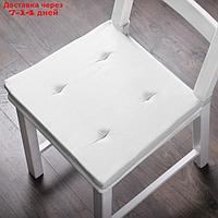 Комплект подушек для стула "Билли", размер 37 х 42 х 3 см - 2 шт, белый