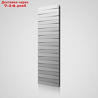 Радиатор биметаллический Royal Thermo PianoForte Tower new/Silver Satin, 18 секций, серый