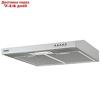 Вытяжка KRONA JESSICA slim 500 inox PB, плоская, 350 м3/ч, 3 скорости, 50 см, серебр.