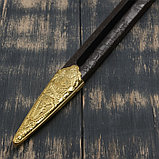 Сувенирный меч, рукоять Звезда Давида, клинок роспись, 86 см, фото 6