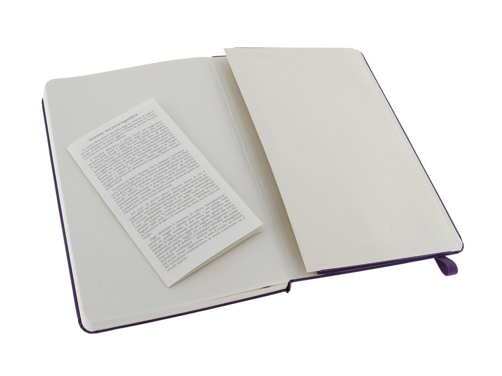 Записная книжка Moleskine Classic (в линейку) в твердой обложке, Large (13х21см), фиолетовый - фото 4 - id-p219502073