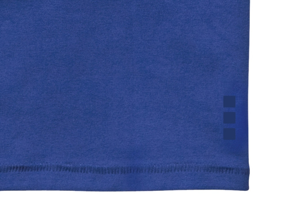 Ponoka женская футболка из органического хлопка, длинный рукав, синий - фото 5 - id-p219502074