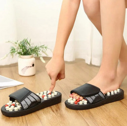 Массажные рефлекторные тапочки шиацу Massage Slipper Размер 40-41 (дл. 27 см)