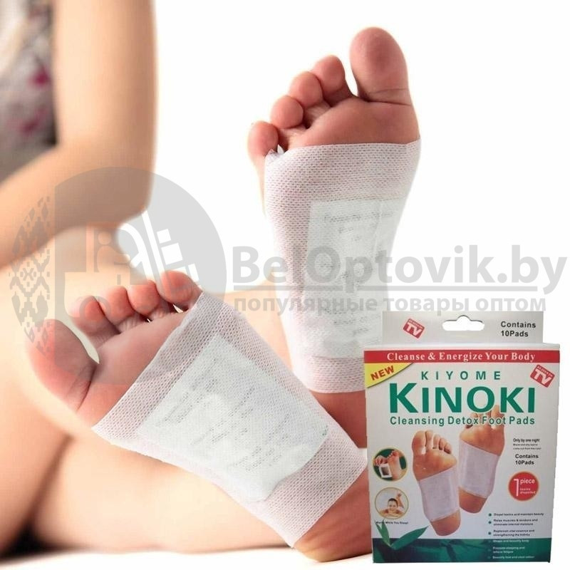 Детоксикационный пластырь Киноки Kinoki CE Foot Patch(10 патчей) - фото 2 - id-p219502761