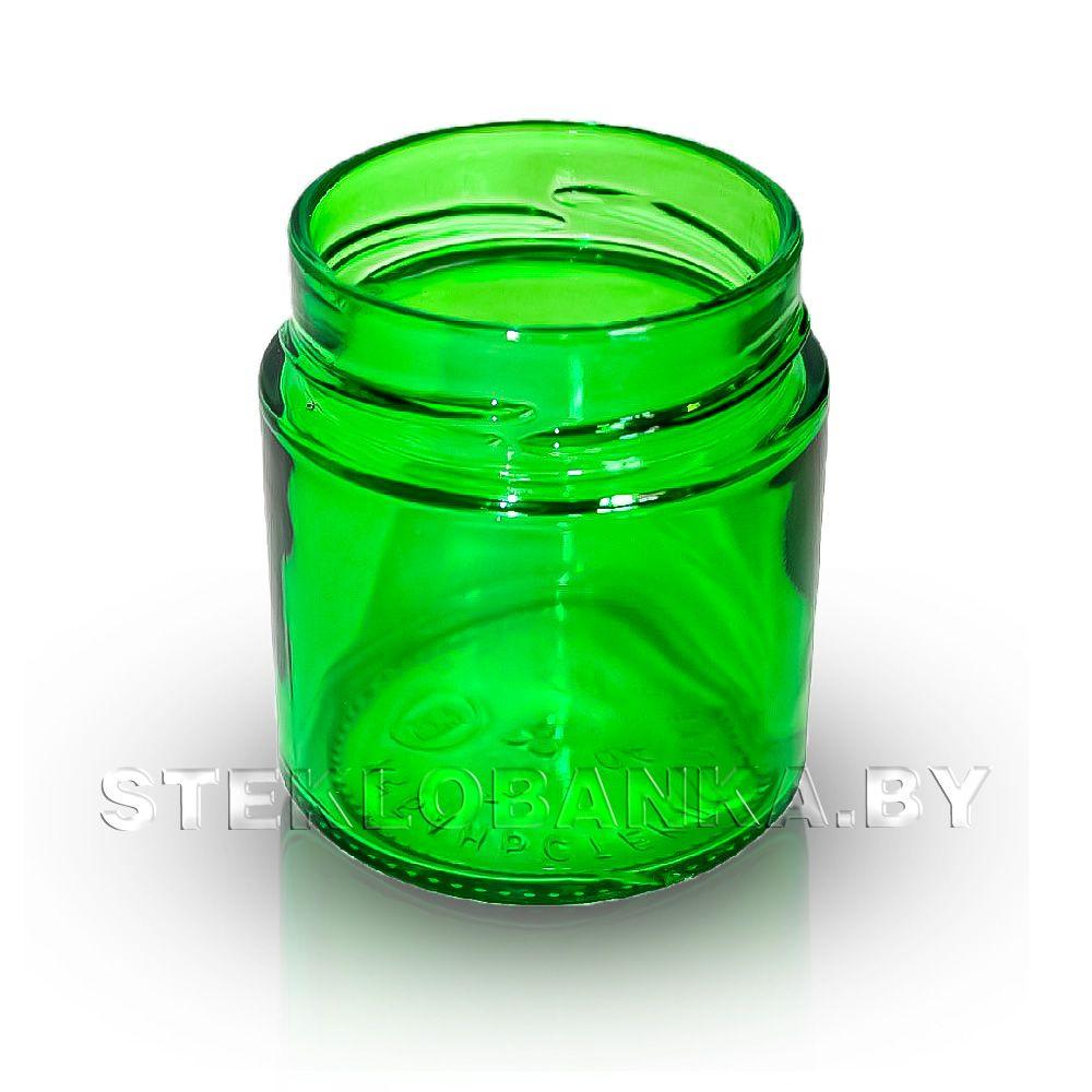 Стеклянная банка 0,200 л. (200 мл.) ТВИСТ ОФФ (66) Deep зелёная (стеклобанка) - фото 1 - id-p200622544
