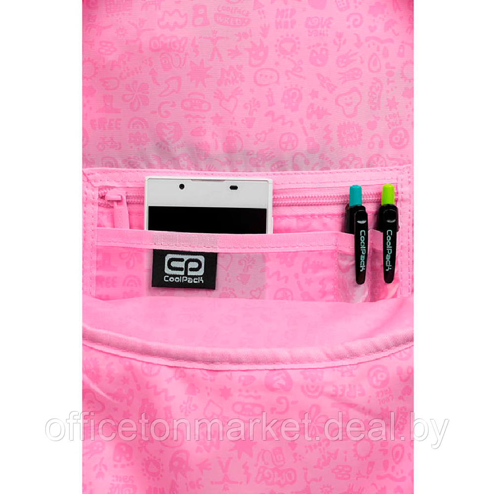 Рюкзак школьный Coolpack "Rider", розовый - фото 4 - id-p219049331