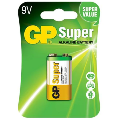 Батарейка 6LR61/1604 9V алкалиновая GP Super Крона - фото 2 - id-p219508666