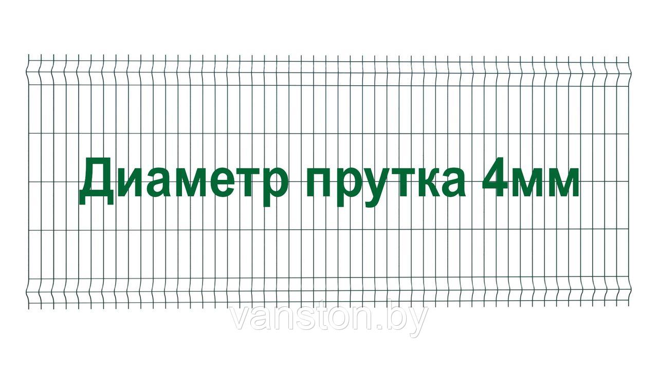 Секция забора 3Д, серия "Город Усиленный", 1030мм*2500мм (В*Д) - фото 1 - id-p215337264