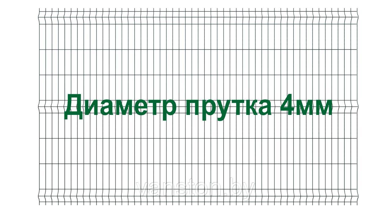 Секция забора 3Д, серия "Город Усиленный", 1530мм*2500мм (В*Д) - фото 1 - id-p215337354